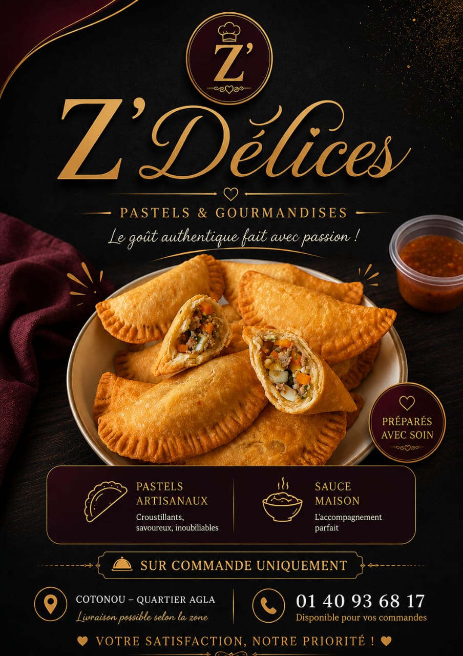 Déliceux pastelles chez Z'délices
