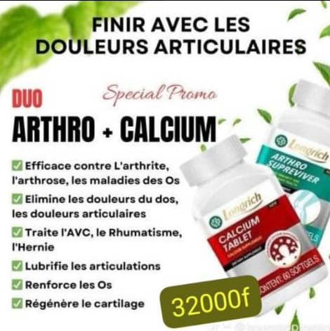 DUO ARTHRO+CALCIUM Longrich