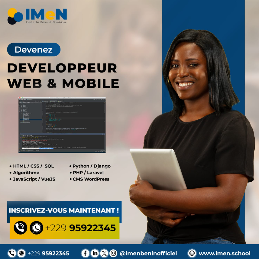 Formation en Développeur web et mobile