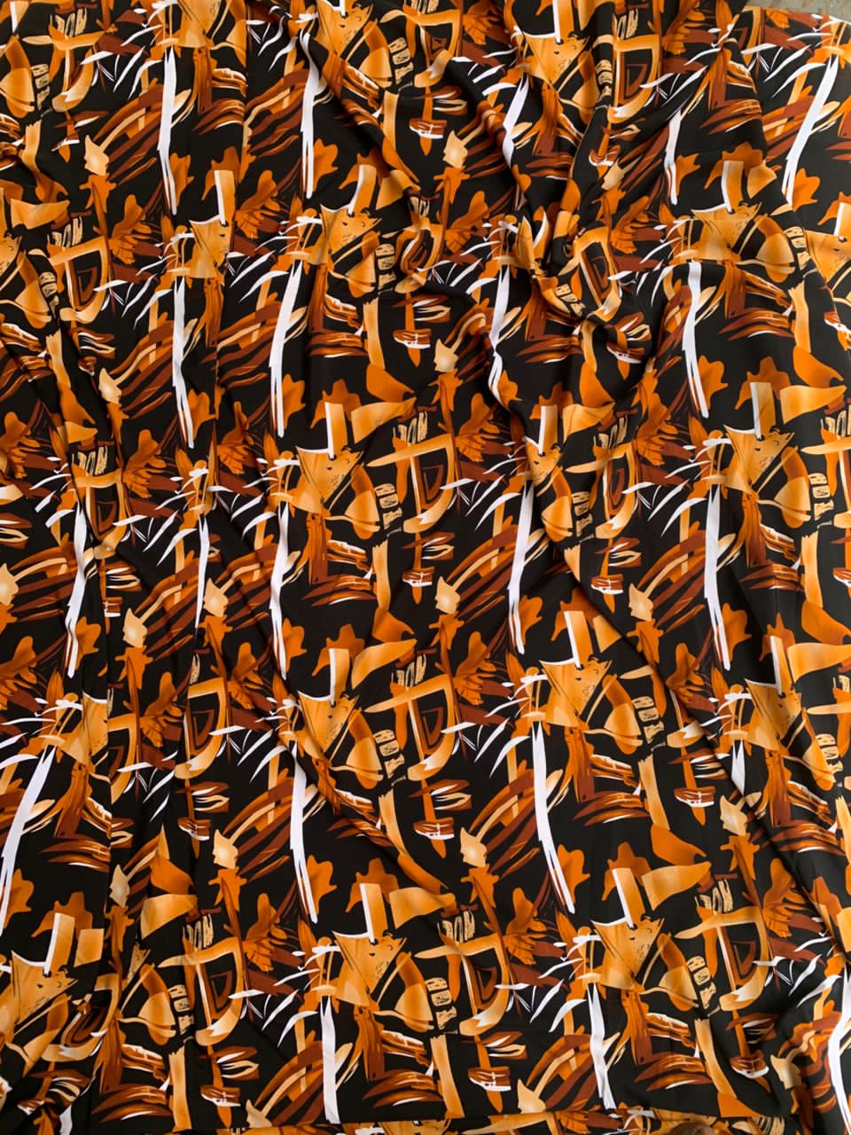 Tissu crêpe vintage