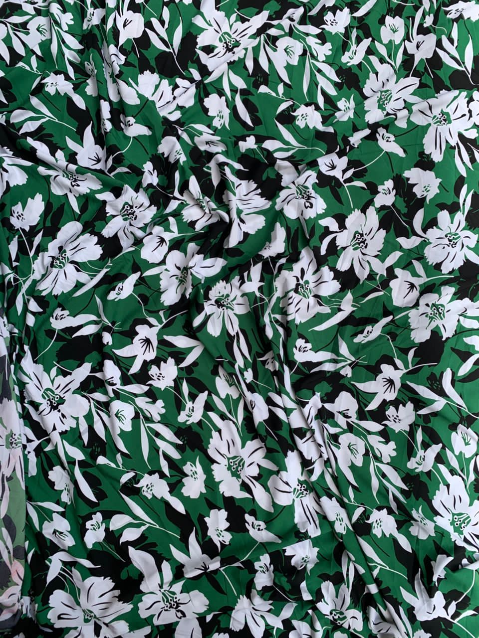 Tissu crêpe vintage 